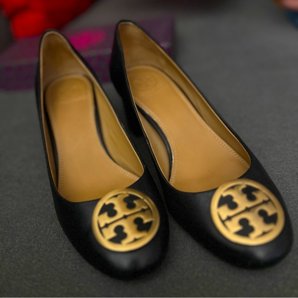 Tory Burch Chelsea 50mm Pump Leather Heels 6.5